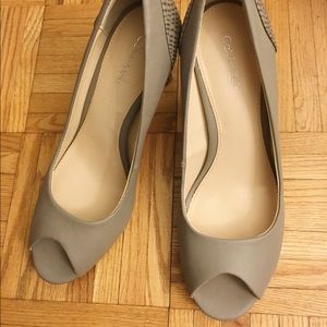 Calvin Klein open toe heels